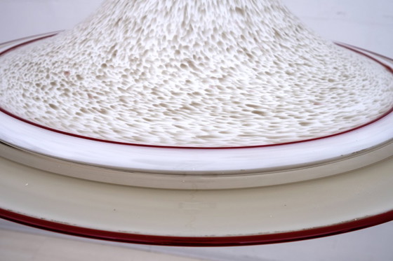 Image 1 of Lustre italien moderne du Mid Century Hat en verre de Murano, 1970