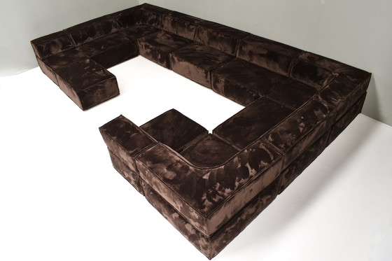 Image 1 of 21-piece COR TRIO corner sofa by COR Furniture *New upholstery*, Switzerland / Germany - 1972