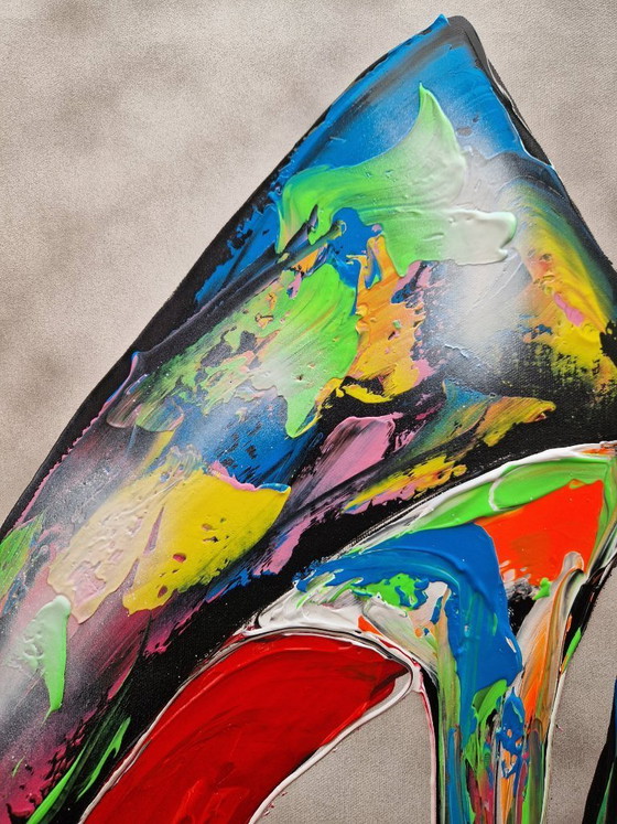 Image 1 of Henry ESCOBAR - Pop Heels - Artist's Painting