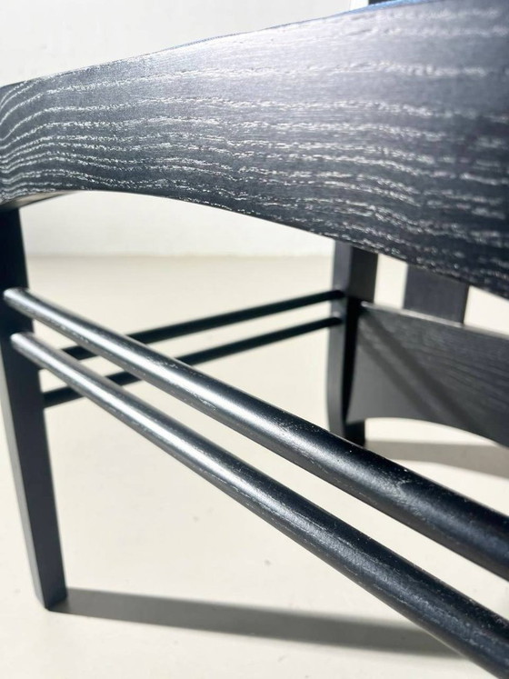 Image 1 of Chaise Argyle de Charles Rennie Mackintosh, issue de la collection I Maestri de Cassina, 1973