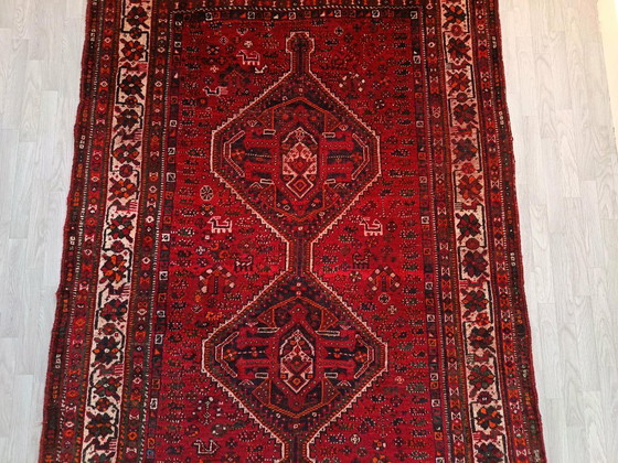 Image 1 of Tappeto persiano Qashqai fatto a mano