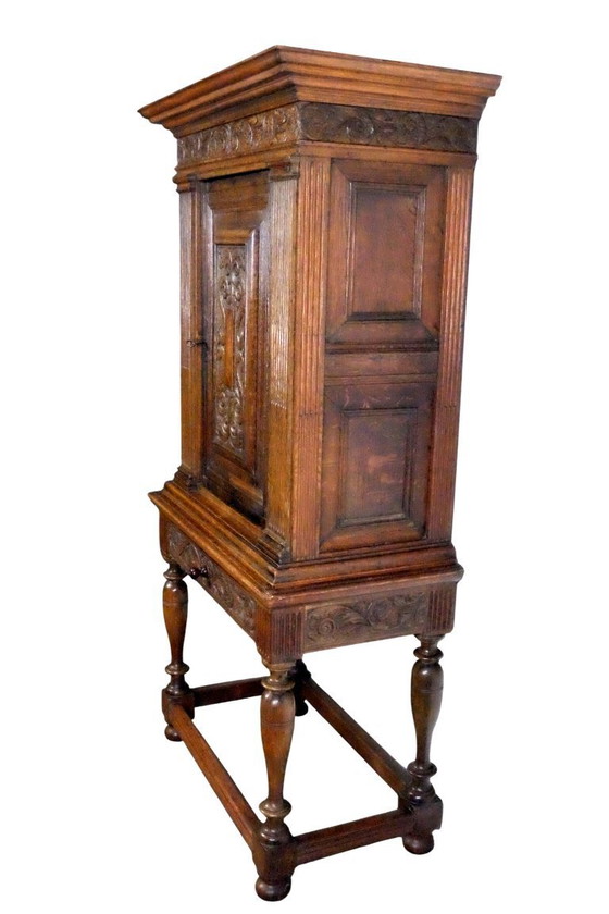 Image 1 of raro gabinete de monedas holandés del siglo XVII