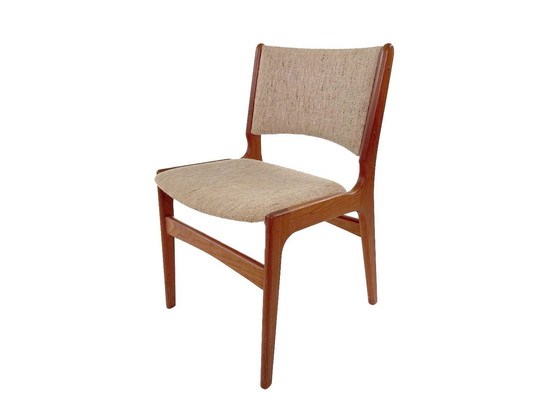 Image 1 of vintage set of four dining room chairs model 89 by Erik Buch for Anderstrup Möbelfabrik