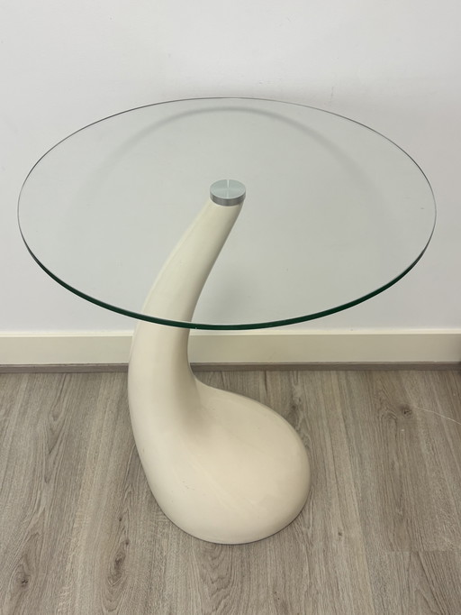 Tavolino laterale in stile Art Déco di metà secolo