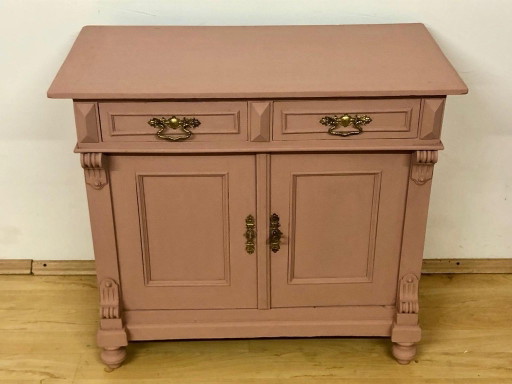 Traumhafte kleine Gründerzeit Kommode um 1880 à Altrosa