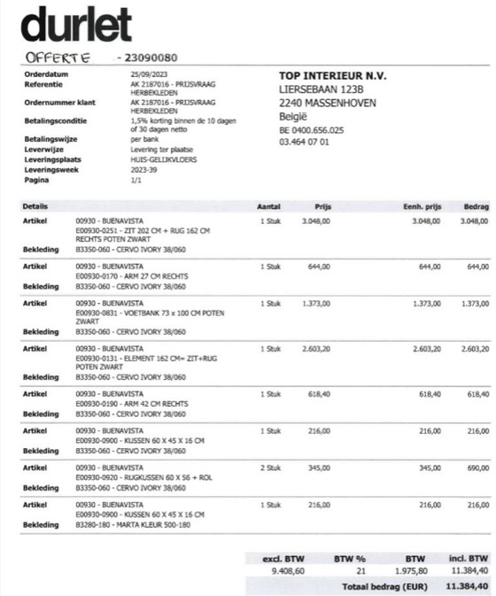 Image 1 of Durlet Buenavista Sessel