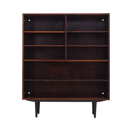 Mahogany Bookcase, Danish Design, 1970s, Manufacturer: Omann Jun