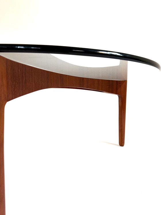 Vintage Coffee Table Model No. 104, Sven Ellekær ‘60 – Glass, Wood (photo 10 of 14)