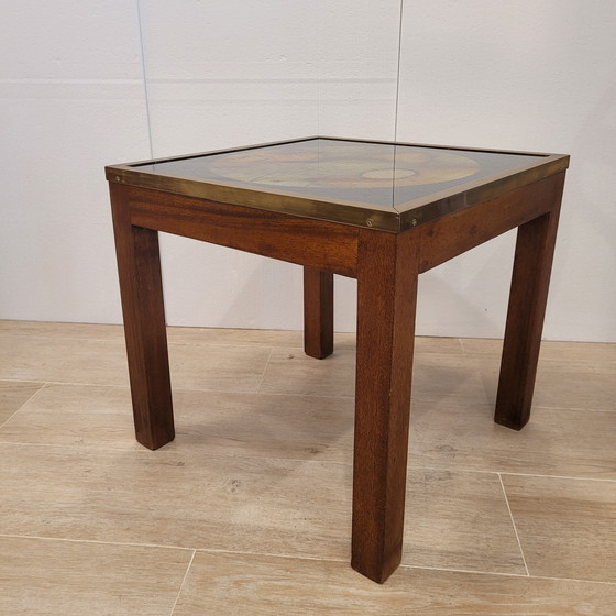 Image 1 of Mesa Auxiliar / Coffee Table “Mapa / Globo Terráqueo”, Maison Jansen, 1970 – Francia