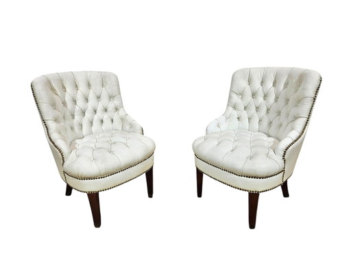 Chesterfield Sessel, England, 1960er Jahre, 2er Set