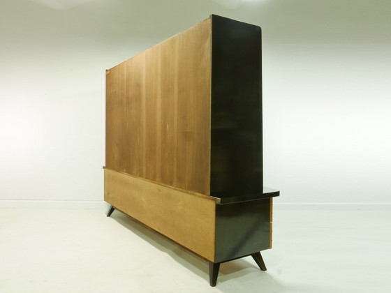 Image 1 of Vintage highboard with bar, living room cabinet, 60s, Germany
