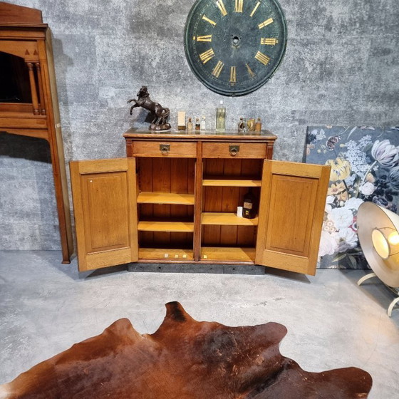 Image 1 of Apothecary Cabinet Drawers Antique Pharmacy Cabinet