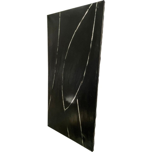 Huile sur toile vintage de Marco Gradi, Italie 1980