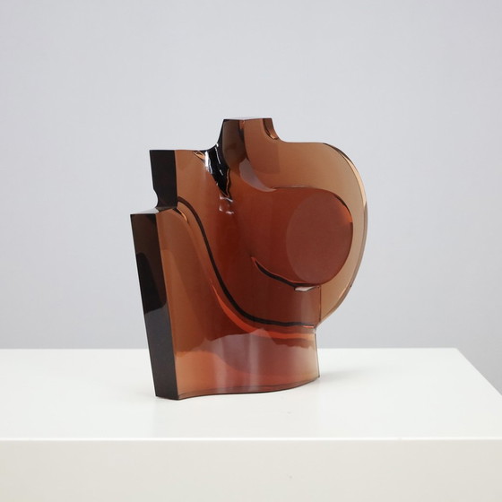 Image 1 of Objet d'art en verre - Attribué à Pavel Havelka