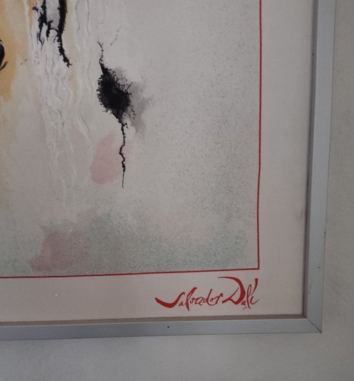 Serigraphs on pure twill silk by Salvador Dalí