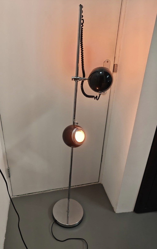 Space age eyeball vloerlamp stalamp