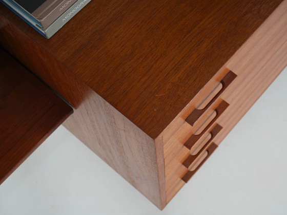 Modulaire stellingen van Kai Kristiansen, teakfineer met zwarte wandrails, Denemarken, jaren 60. (photo 27 of 31)