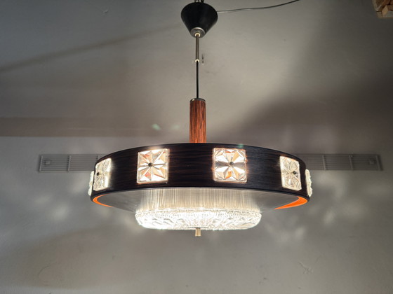 Image 1 of Lámpara colgante OVNI de estilo espacial de mediados de siglo XX (años 60)