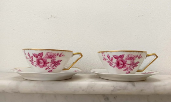 8x Limoges Haviland Jugendstil-Porzellantassen – Tischdekoration, Porcelain (photo 3 of 11)