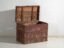 Baule cinese antico dipinto in legno di pino – Cina, circa 1920 – Armadi contenitori, Industrieel (photo 23 of 40)