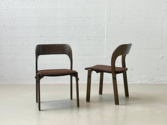 20 vintage chairs by Dietiker, 1986 – Side chairs, Wood (photo 10 of 11)