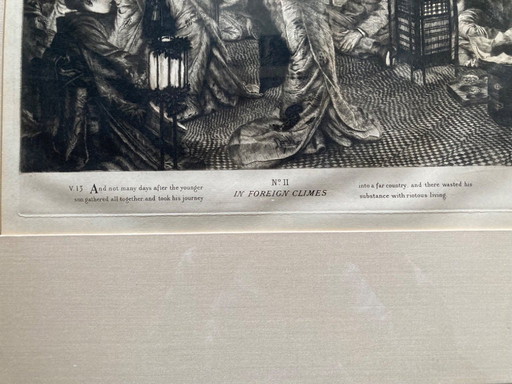 Tissot 1881 4 Etchings ‘The Prodigal Son’