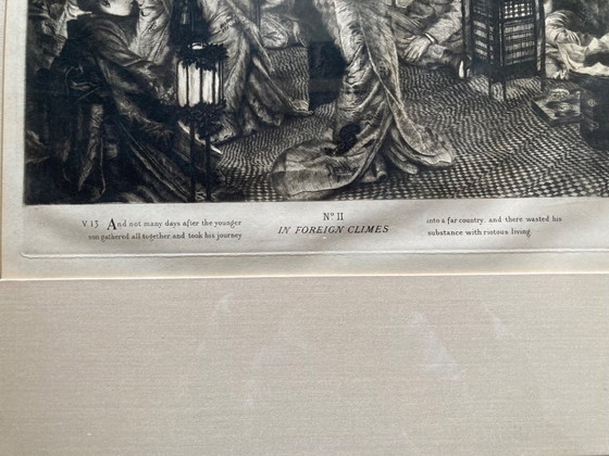 Image 1 of Tissot 1881 4 Etchings ‘The Prodigal Son’