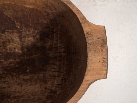 Cuenco antiguo de madera maciza (c.1900) #22 (photo 36 of 40)