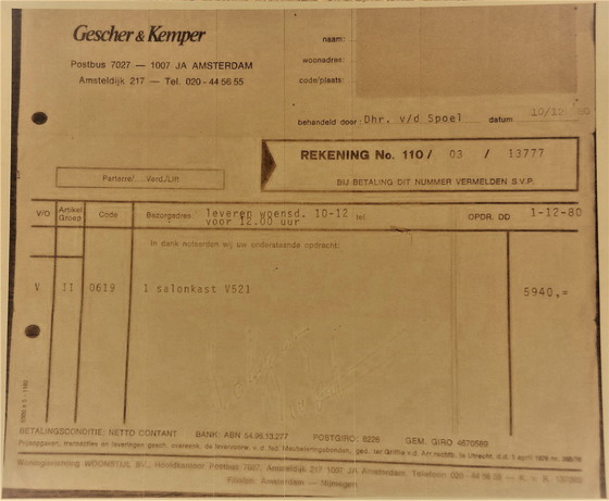 Image 1 of Caja curva de caoba con cristal astral