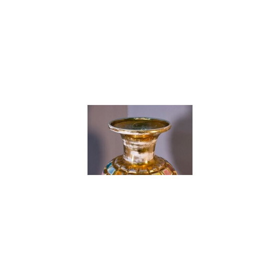 Image 1 of Vintage colored ceramic vase, 1950-1960s