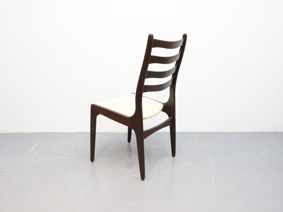 Image 1 of Deense vintage eetkamerstoelen eikenhout natureltint 