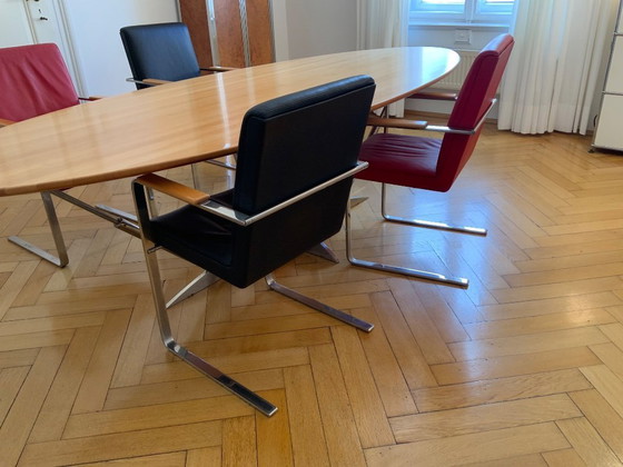 Image 1 of Mesa de conferencias/comedor con 4 sillas