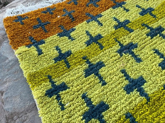 Image 1 of Alfombra bereber tradicional tejida a mano, tamaño 1,4/2,6 m