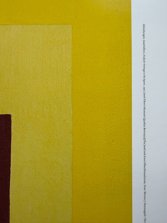 Josef Albers (1888–1976), Study for Homage to the Square, 1957, Affiche d'Exposition, 2022 – Paper (photo 6 of 11)