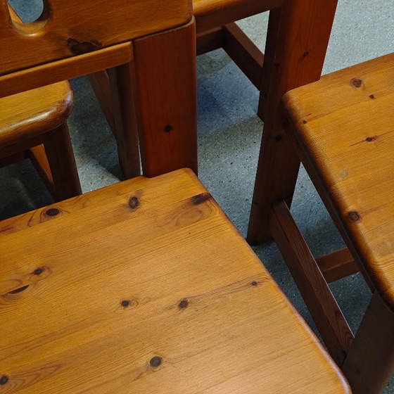 Image 1 of Vintage Pine dining room chairs