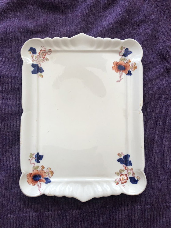 Image 1 of Antique English Large Cheese Keeper or Butter Dish.