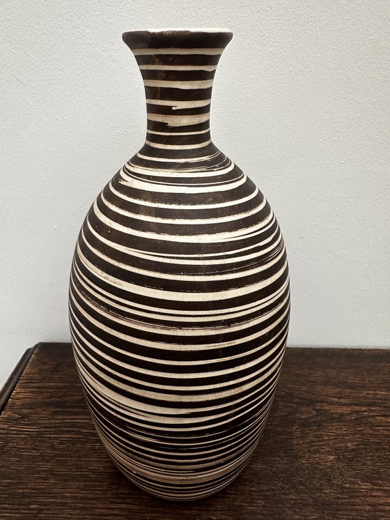 Image 1 of Vase Vintage Ethnique H 31 Cm