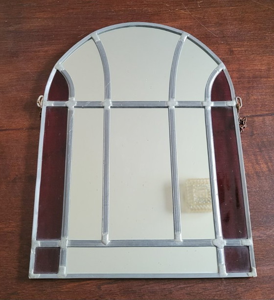 Image 1 of Rustic vintage Art Deco mirror