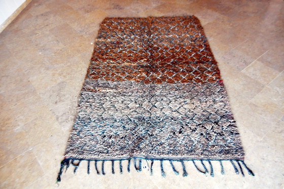 Image 1 of Earthy Tone Vintage Moroccan Boujaad Rug – 228 x 141 cm