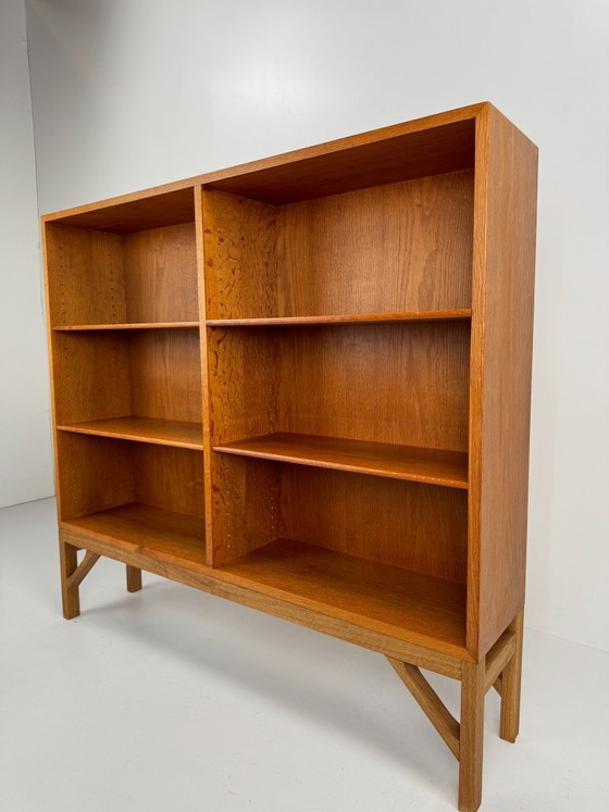 Bibliothèque A152 en Chêne, Børge Mogensen, Danemark, c. 1960s-1970s, FDB Møbler, Bois, Marron (photo 10 sur 11)