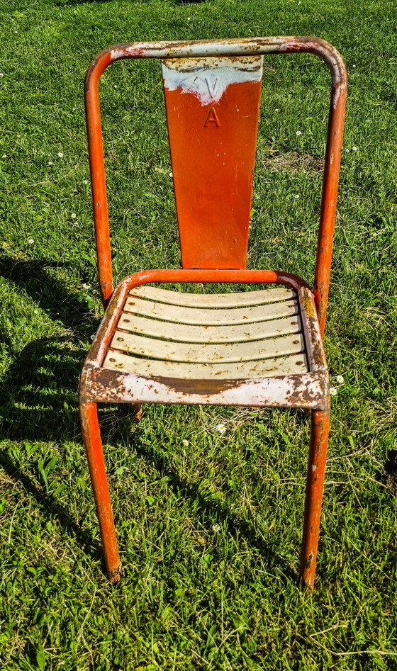 Image 1 of "Tolix" chairs, model T4