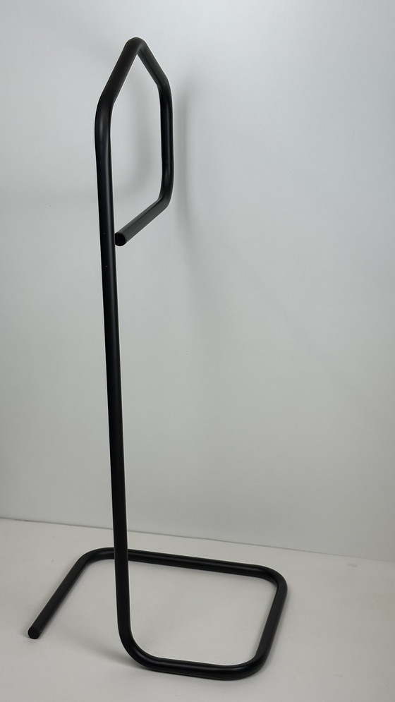 Image 1 of Vintage Ikea Grund matzwart metalen dressboy Niels Gammelgaard