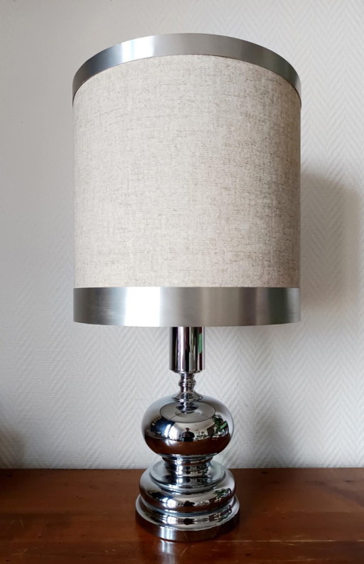 Lampe chrome vintage 1970 