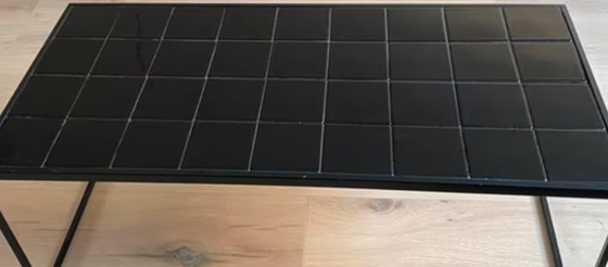 Image 1 of Tavolino da caffè nero smaltato puro