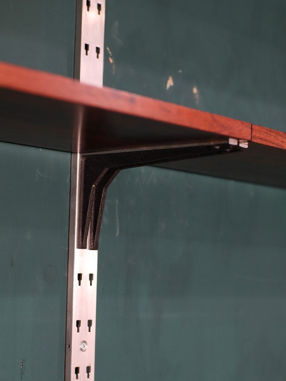 Image 1 of Albert Hansen rosewood chrome Danish wall system