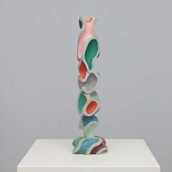 Image 1 of Sculpture moderniste en bois, attribuée à Ivan Stoyanov, Bulgarie, 1981