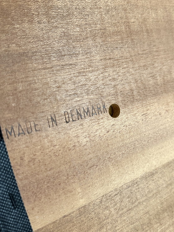 Image 1 of 3x "sedie Morten" restaurate, Koefoeds Hornslet anni '70