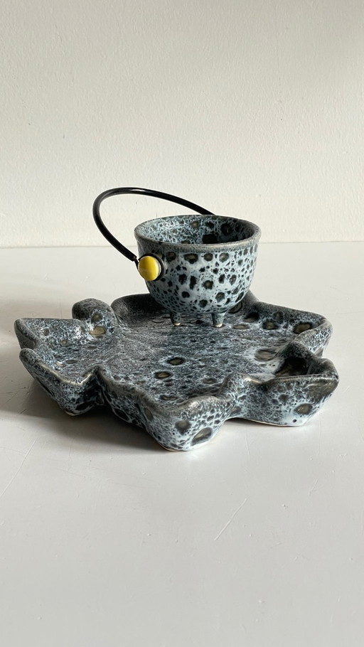 Piatto portaoggetti in ceramica vintage VILLAURIS