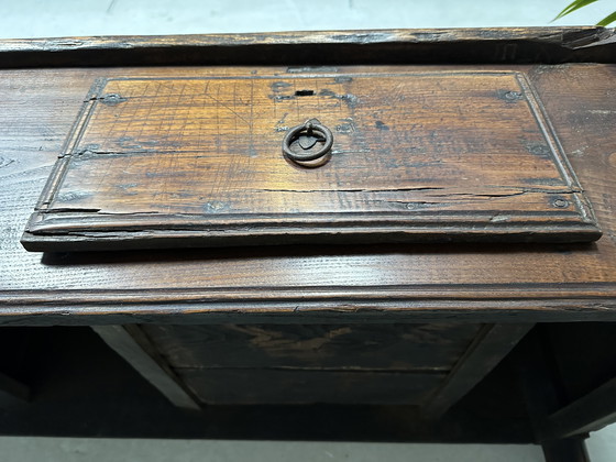 Image 1 of Antigua mesa auxiliar española - Siglo XIX