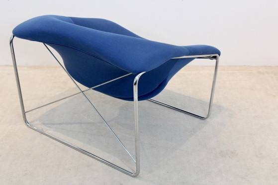 Cubic Chair von Olivier Mourgue für Airborne International, Verstellbarer relaxsessel, Blau, Space Age (Foto 6 von 13)